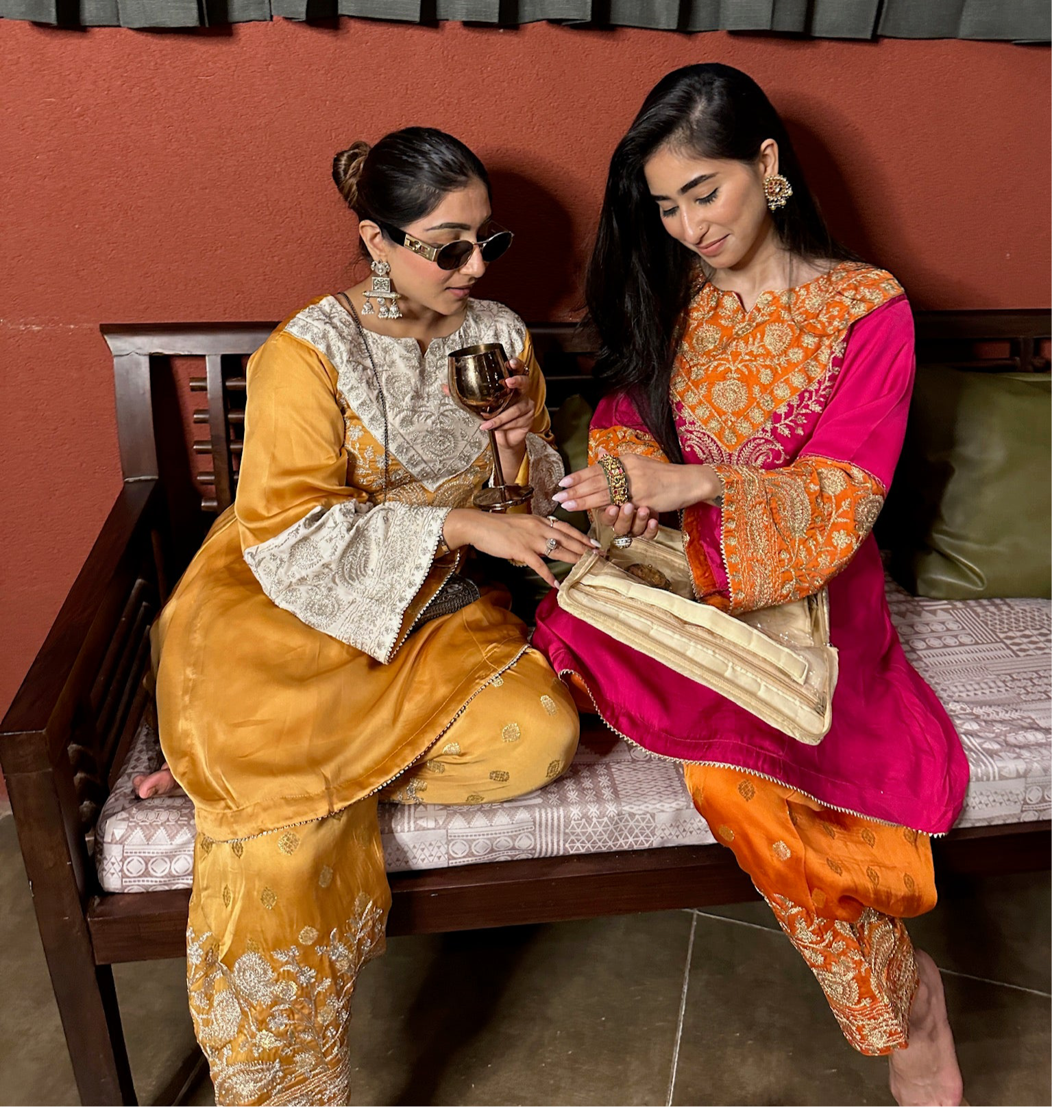 Amber Hot Pink Farsi Salwar Set