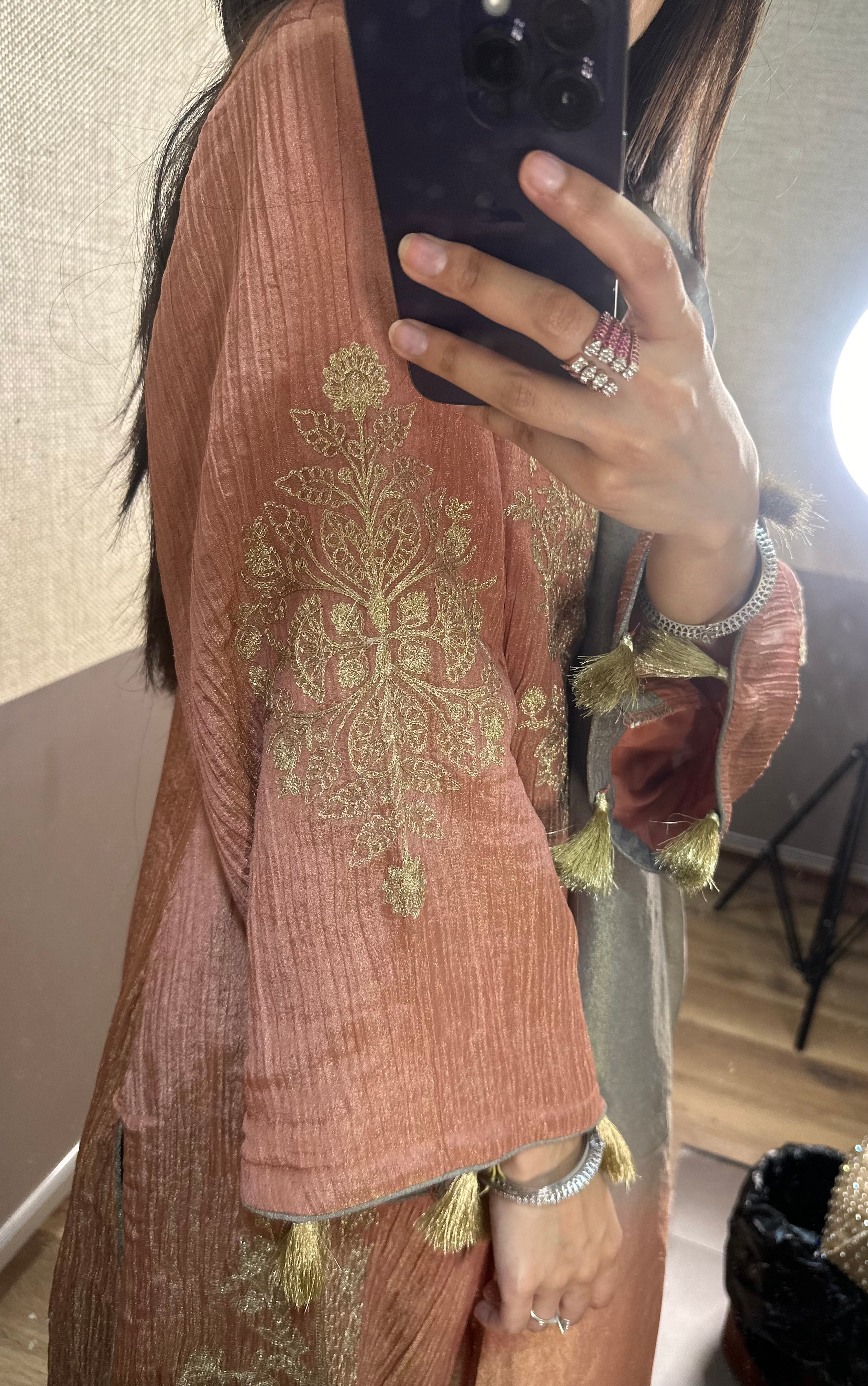 Aayna Suit Set - Dusty Pink