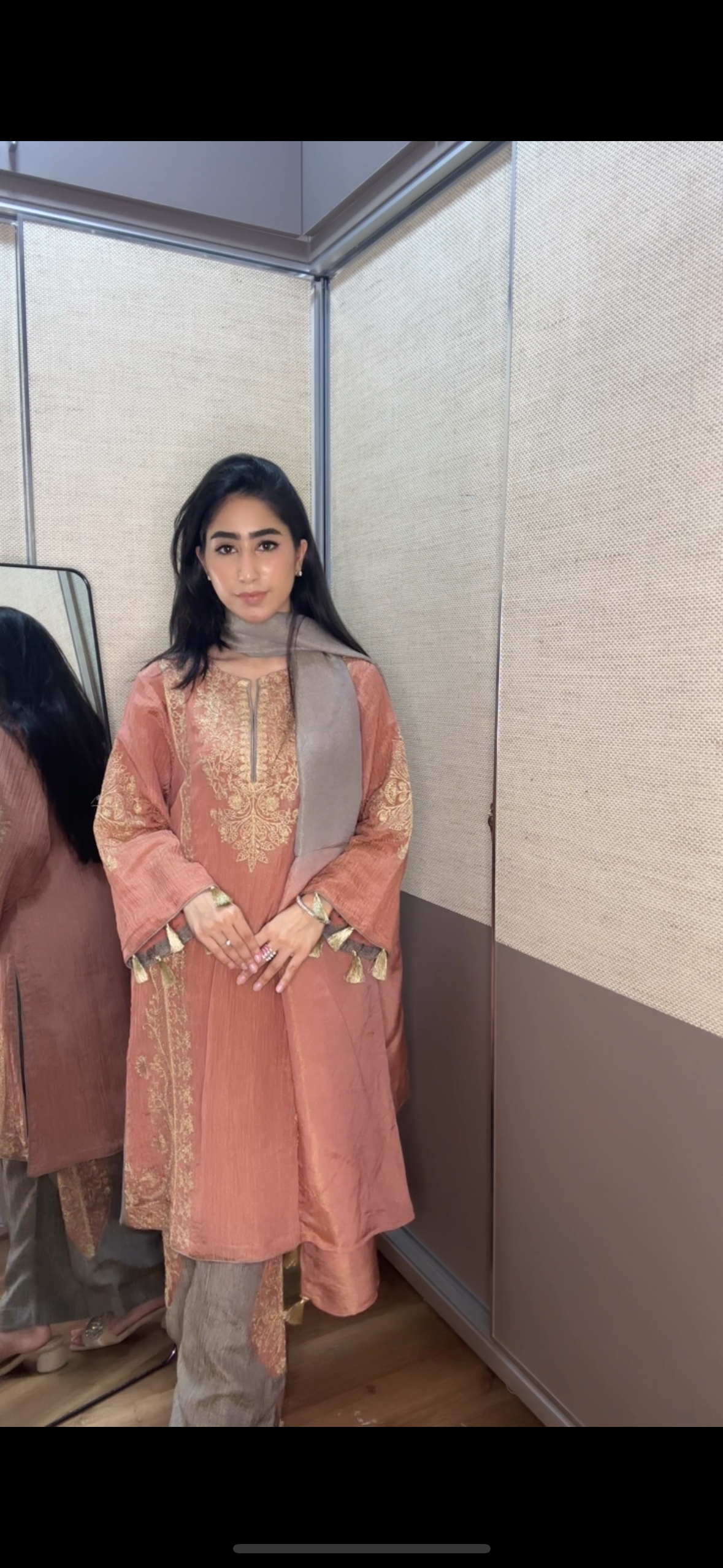 Aayna Suit Set - Dusty Pink