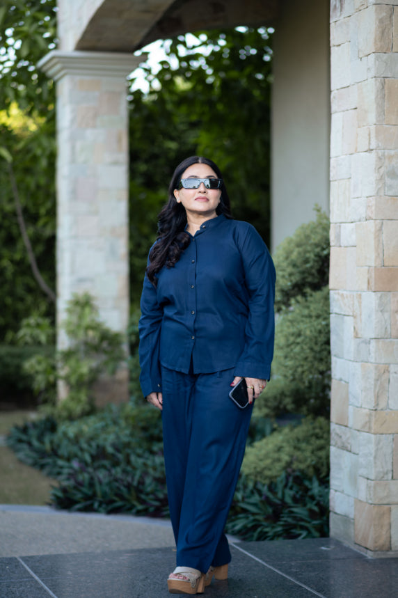 Teal High Low Co-Ord Set