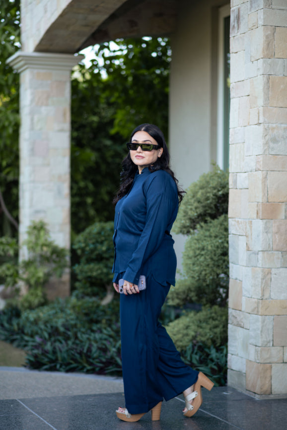 Teal High Low Co-Ord Set