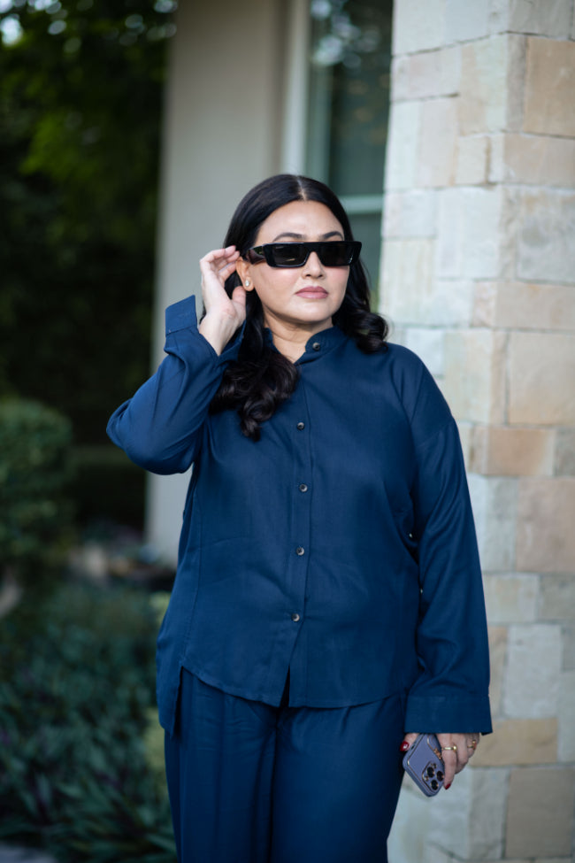 Teal High Low Co-Ord Set