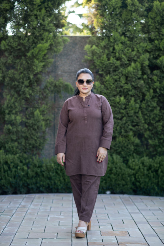 Mixed Brown Co-Ord Set