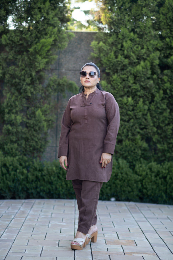 Mixed Brown Co-Ord Set