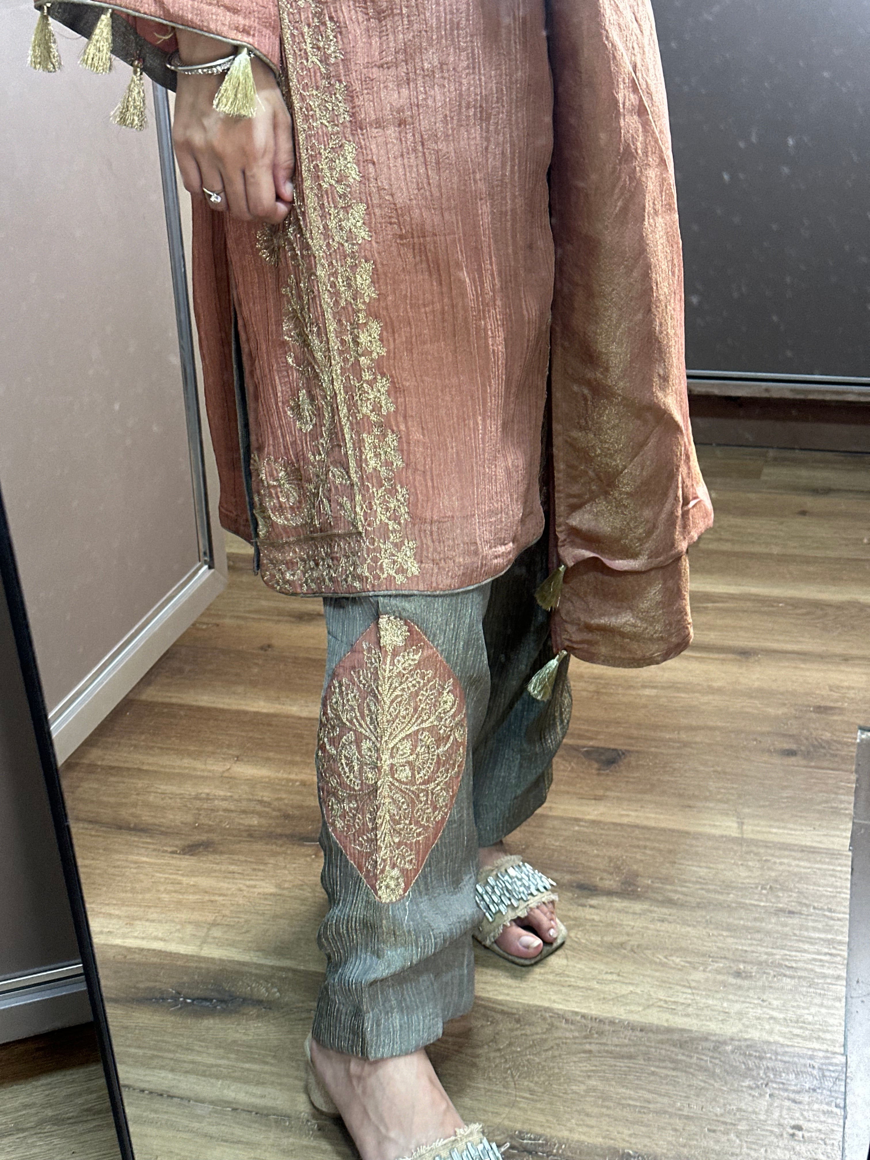 Aayna Suit Set - Dusty Pink