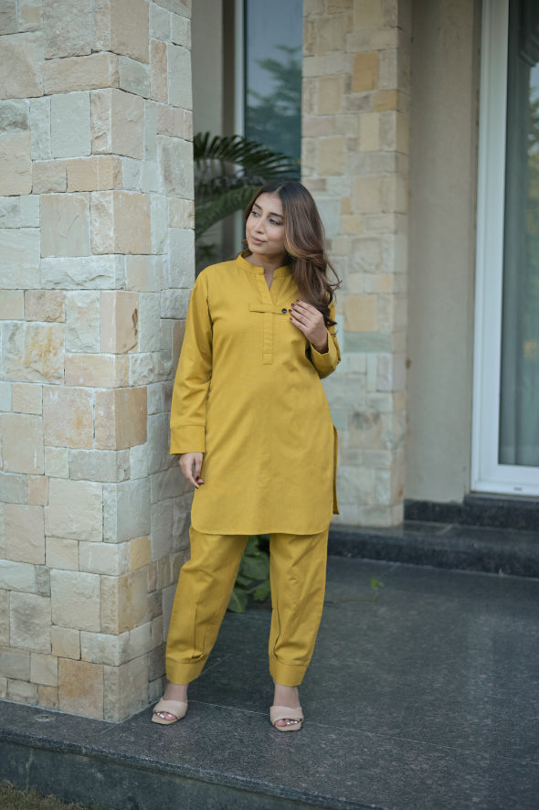 Mustard Co-Ord Set